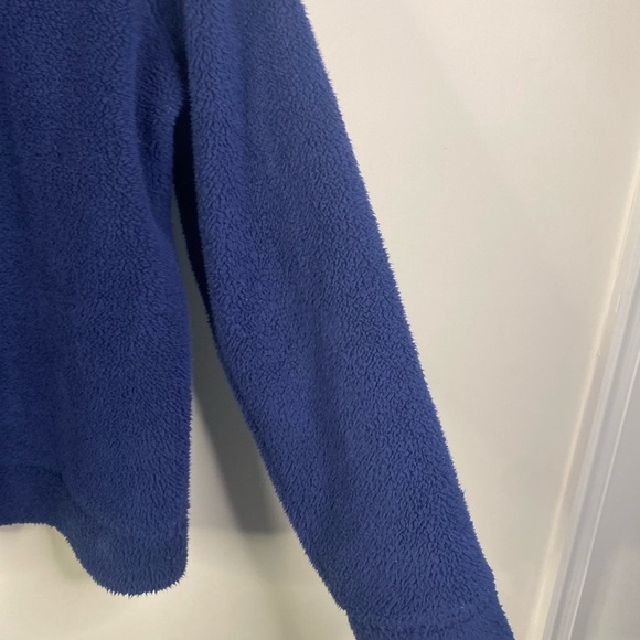 Women's Vineyard Vines Blue Pull Over Quarter Zip Cozy Sweatshirt Size Large - Picture 11 of 14